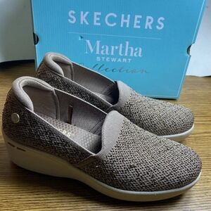 Skechers x Martha Stewart Reflections Pier-Lite Vegan Sparkle Slip On Women’s 9